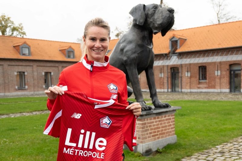 Amandine Henry khi còn thi đấu cho Lille