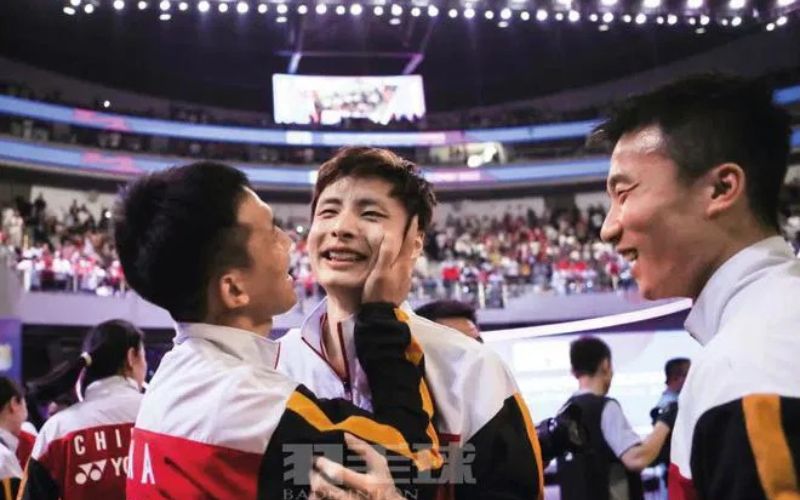 Shi Yuqi được mệnh danh là kỳ vọng vàng của làng cầu lông Trung Quốc